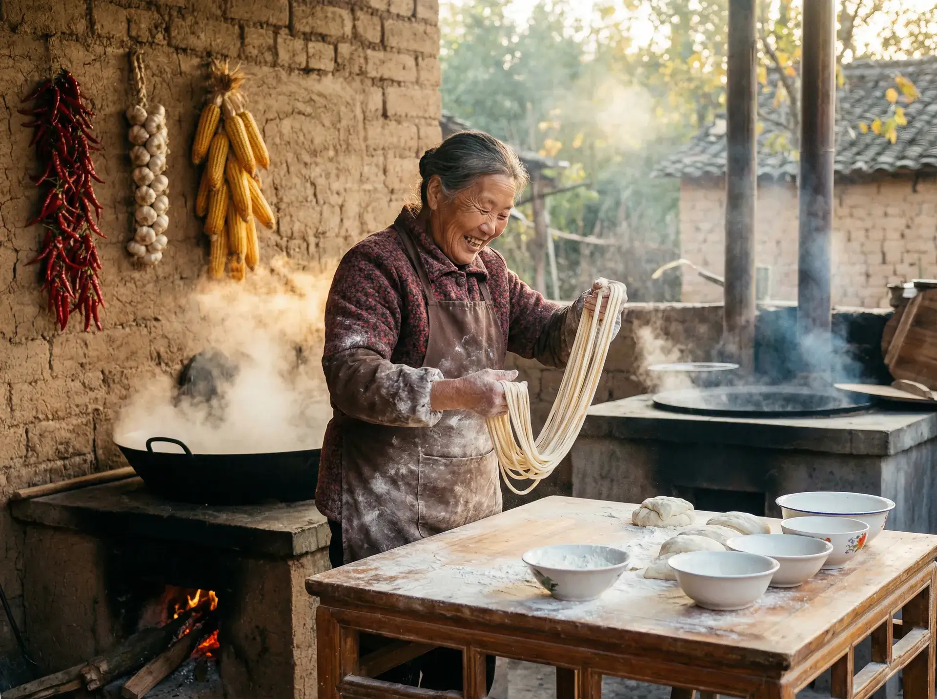 农家大嫂手擀面 - 色欲狠狠躁天天躁无码中文字幕L 乡村美食